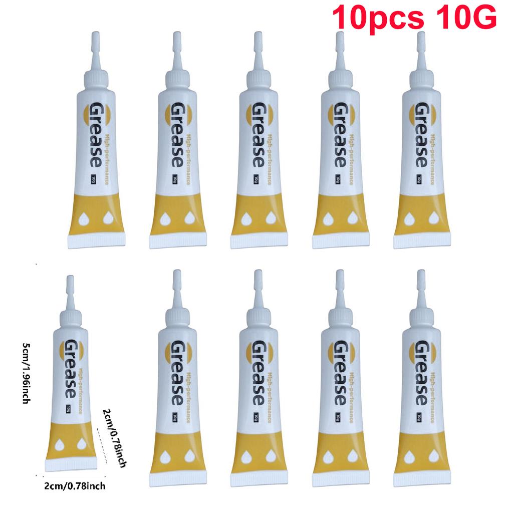 10pcs Waterproof Food Grade Silicone Lubricant Grease Equipment Car Gear Valves Chain Repair Maintenance Lithium Grease Tools