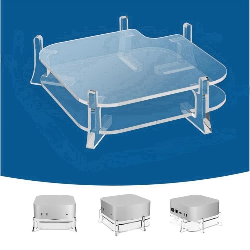 Fashionable Laptop Mini Sturdy Acrylic Mount for Improved Coolings and Space Saving Designs Optimization Storage