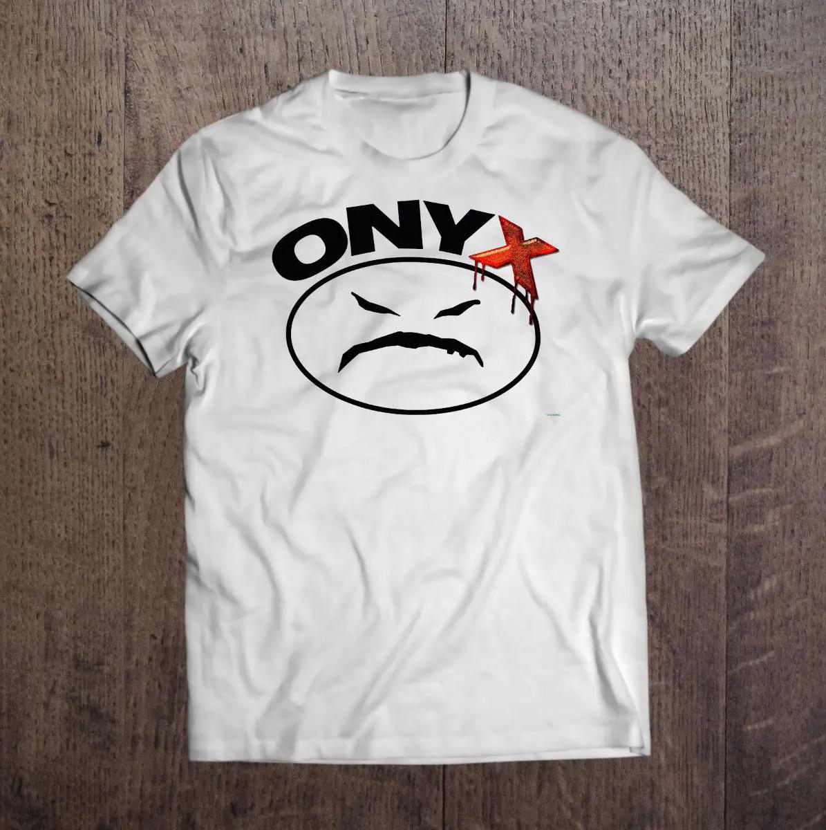 Hot! ONYX Band Logo Band Heavy Cotton White S-5XL T Shirt TU626 M