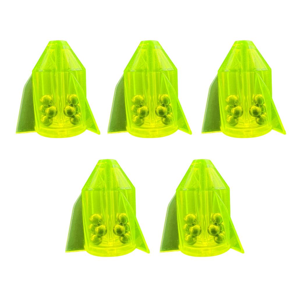 5 Pack Multifunctional Fishing Attractor for Fishing Outdoor Fishing Line Rattles Fishing Attractor with Ringing Beads