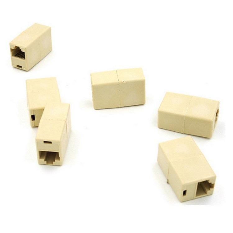 RJ45 Network Cable Coupler 100PCS – Straight-Through Extension Connector