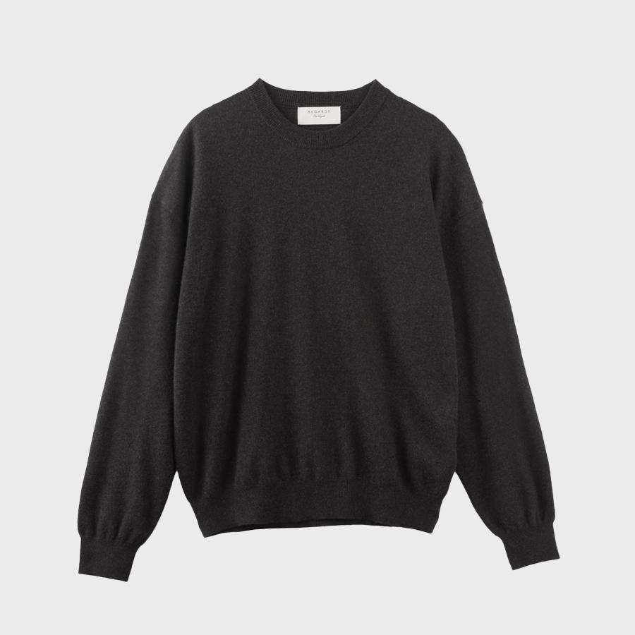 REGARDS Merino Wool Essential Knit - Black