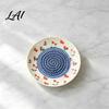Kitchen Grater Tool Ceramic Garlic Plate Fruit Print Ginger Cheese Manual Grinder Vegetables Multi-function Mincer Dish for Onion Lemon,
