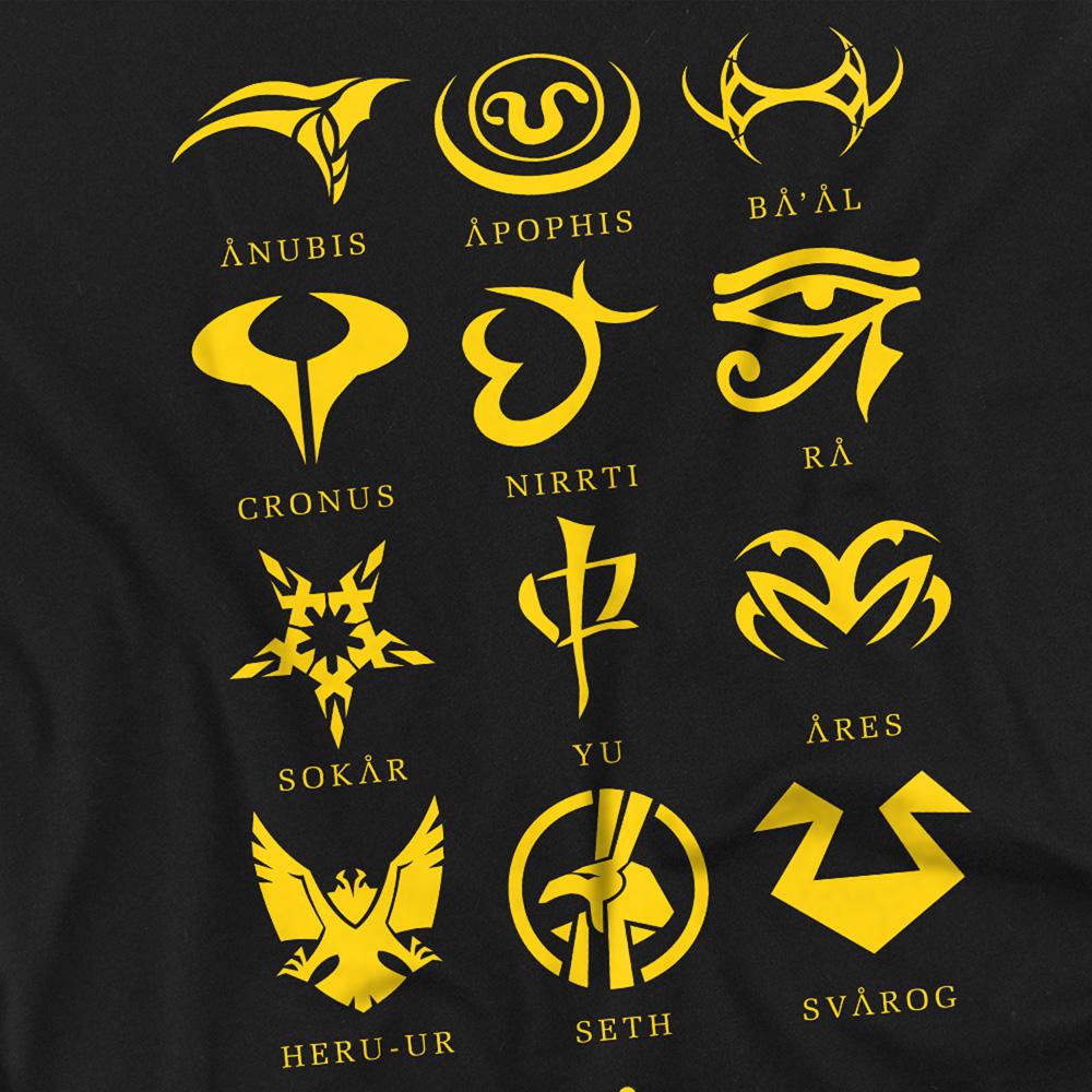 Stargate SG-1 Unisex Adult Goa´uld Characters T-Shirt