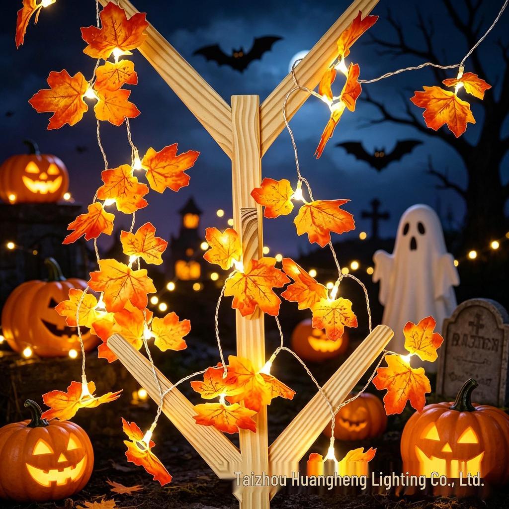 Colorful LED Halloween Ghost String Lights: Cute, Decorative Halloween Lighting