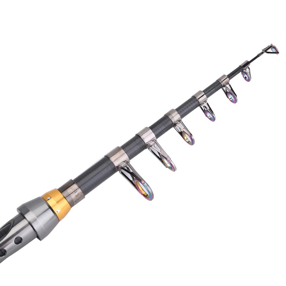 5 Size High Quality Carbon Fiber Portable Hard Fishing Rod Poles Freshwater Fishing Accessory