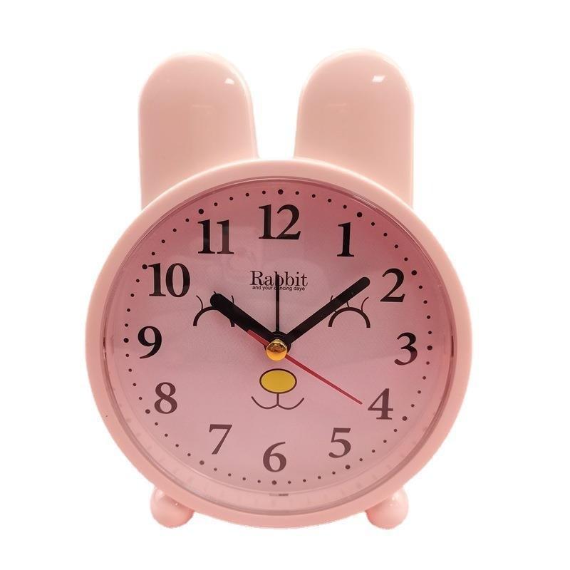 Kids Cartoon Bedside Alarm Clock With Analog And Digital Display For Childrens Room Decor