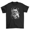 Cool Tokio Cat Anime T-shirt - Purr-fectly Cool! Funny Tee with a Cat In a Hat D