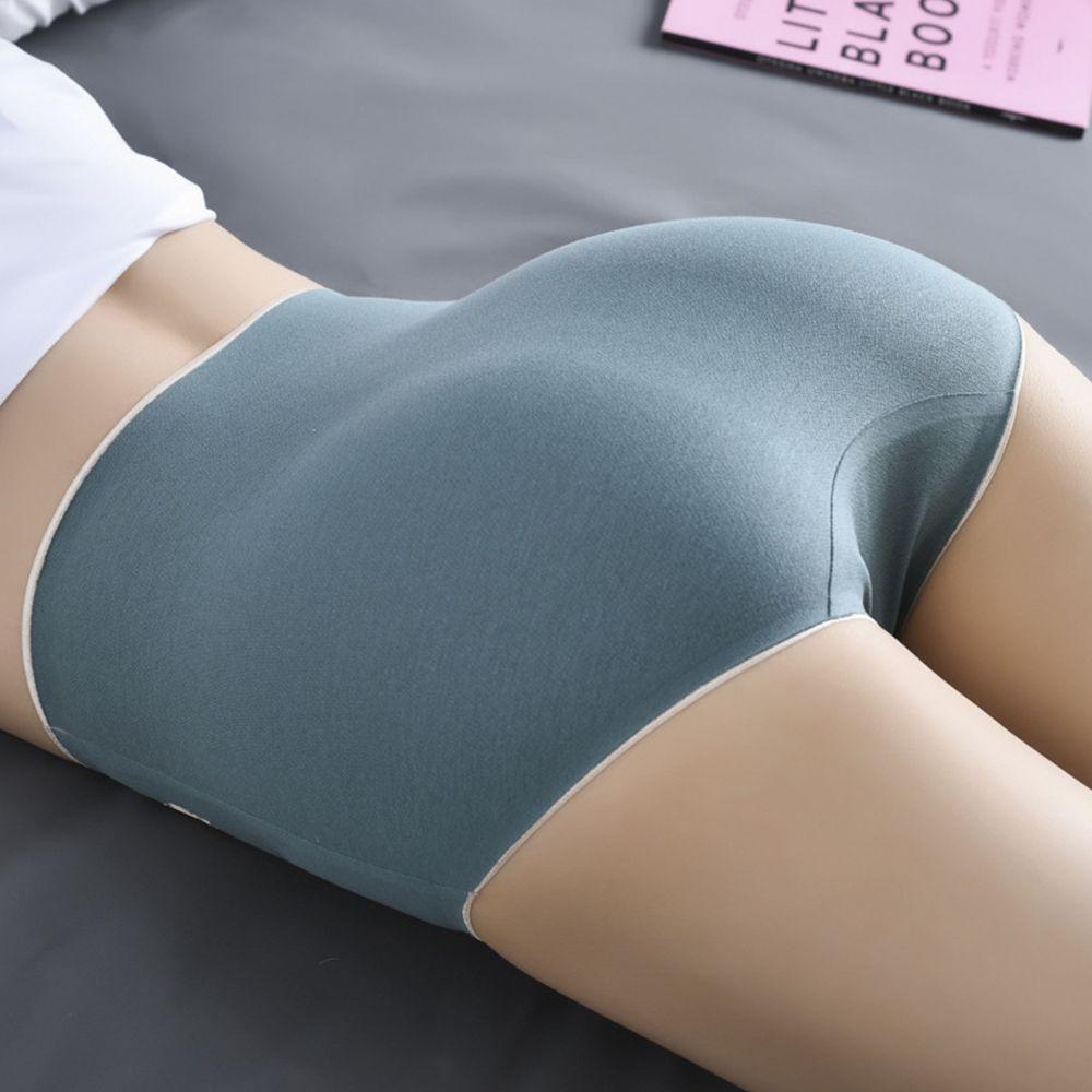 Feather Fitness Cotton Graphene Crotch Panties Breathable Lingerie Women Underwear Seamless Briefs