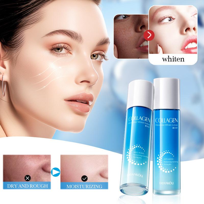 Kollagen Whitening Toner Anti-Aging Falten entfernen Hyaluronsäure Feuchtigkeitsspendender Toner Gesichtsbehandlung