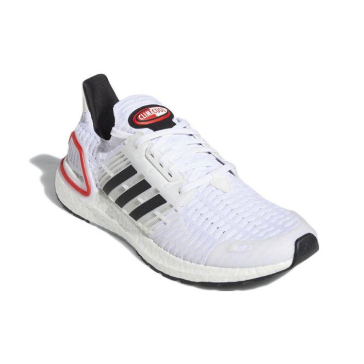 Adidas UltraBoost ClimaCool 1 DNA Białe Żywa Czerwień Unisex Sneakersy Chmurnobiałe Rdzennie Czarne GZ0439