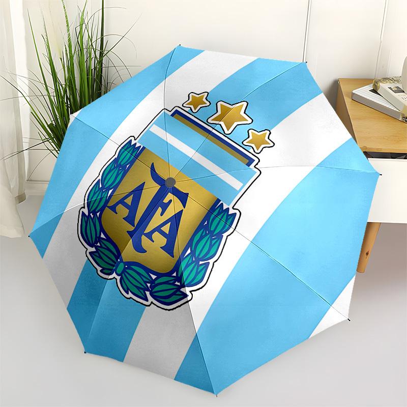 

Argentina Football Association Automatic Opening and Closing, 8 rib Structure Portable Umbrella, Suitable for Men and Women in All Seasons