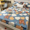 Beds Three-piece Cotton Pillow Bag Cover 1.5 Meters 1.8 Bed Seat Meng Si Dust-proof Cover Bedding Products Fresh Net