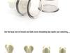 Women's Nipple Suction Cup Massager & Clamp - Vacuum Suction Training & BDSM Flirting Toy