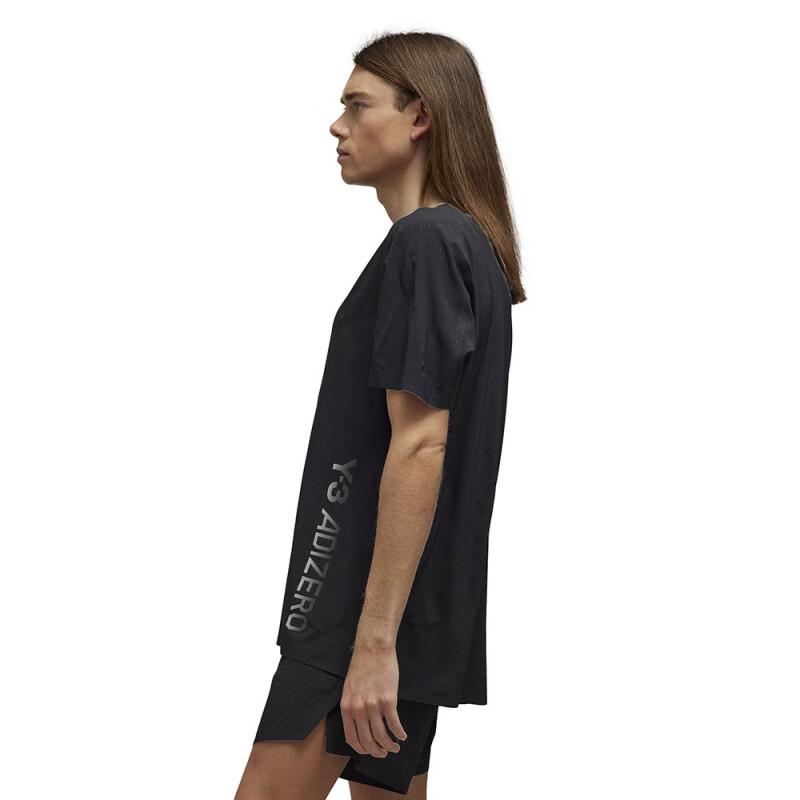 Y-3 Běžecké tričko Černé Pánské Topy IQ0429