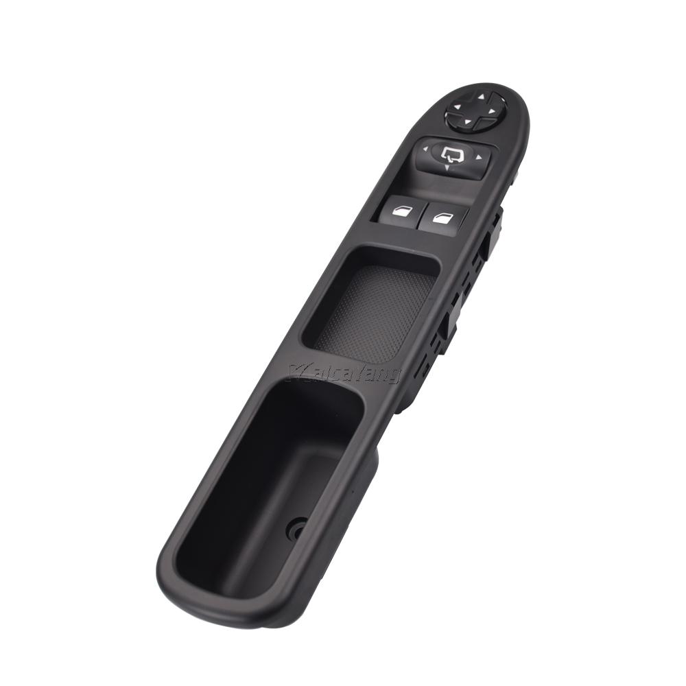 Drive Side Master Power Window Switch Lifter Control Button With Folding For Peugeot 207 207SW 207CC 6554.QA 6554QA 9654859677
