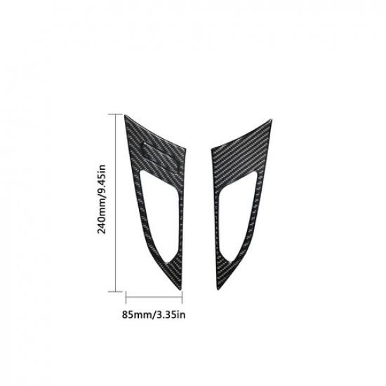 Carbon Fiber Interior Front Door Handle Cover Trim For Cadillac CTS Sedan/Wagon