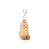 JELLYCAT Fun Food Amuseables Klíčenka na tašku Arašídový přívěsek Arašídová panenka Plyšový přívěsek Sedící výška 12 cm