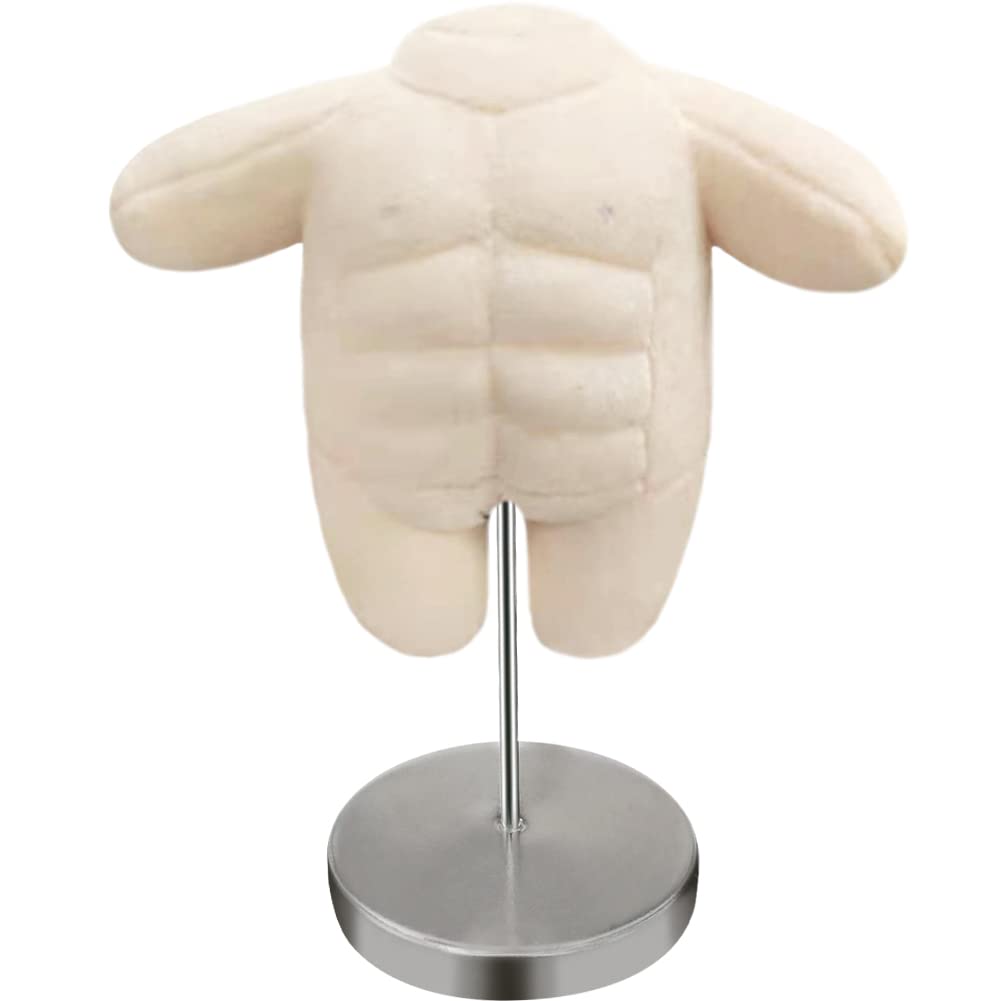 

YUYAKESHI Форма платья, Манекен, Хлопковая кукла, Стенд для демонстрации, Торс 20 см, для Плюшевой одежды, Пушистый, Бесполый (Манекен мужчины с толстым телом 20 см)