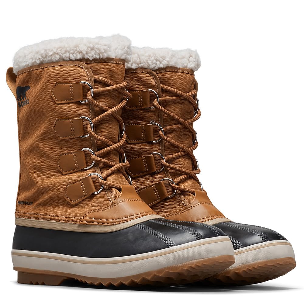 SOREL 1964 Pack Nylon Waterproof Size NM5189 224 Boots, Camel, 27.0, Men's,