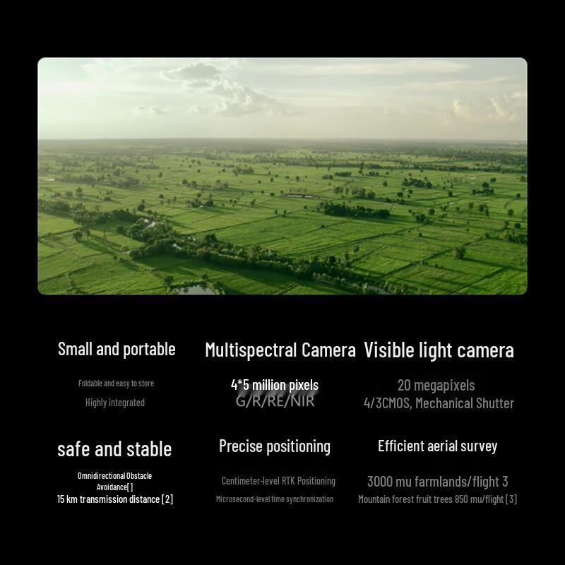 DJI Mavic 3M Multispectral RTK Drone (CN version)