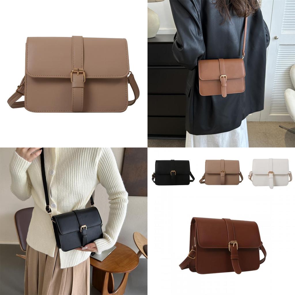 Trendy Street Style Pu Leather Crossbody Bag For Women With Magnetic Buckle