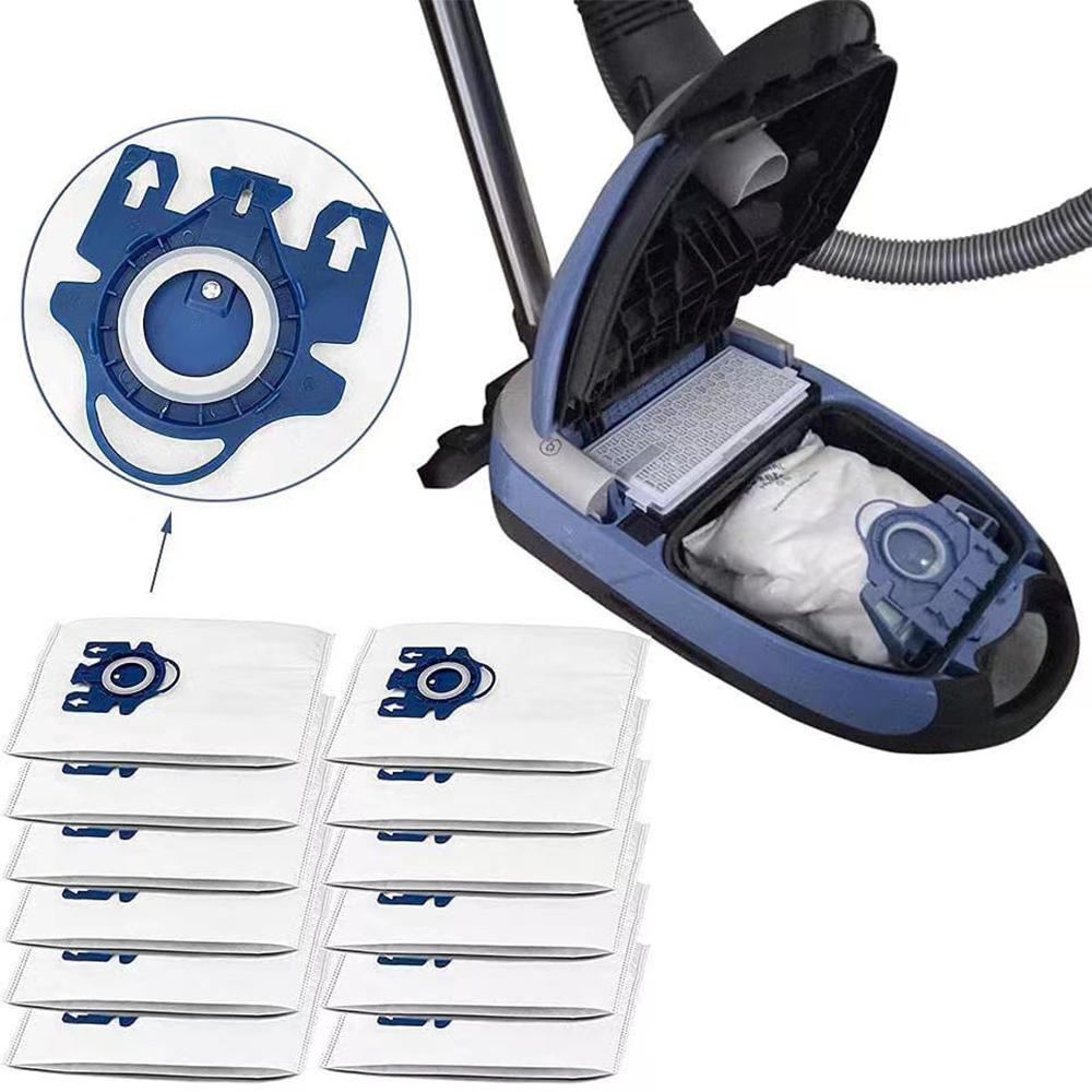 8 balení náhradních vakuových sáčků Účinná filtrace prachu Kompatibilní s Miele/Fjn/GN Hyclean 3D