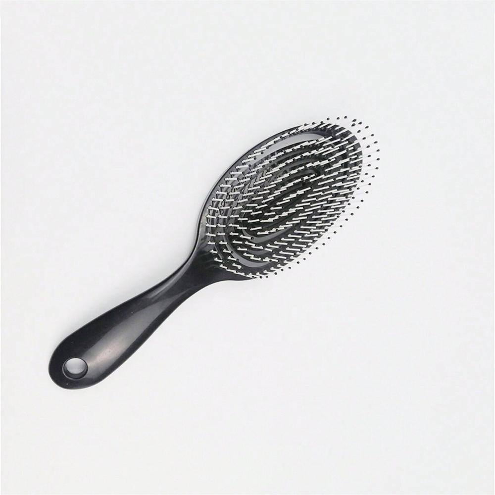 

1pc Relaxing Elastic Massage Comb Portable Hair Brush Massage Brush Brushes Head Combs чёрный