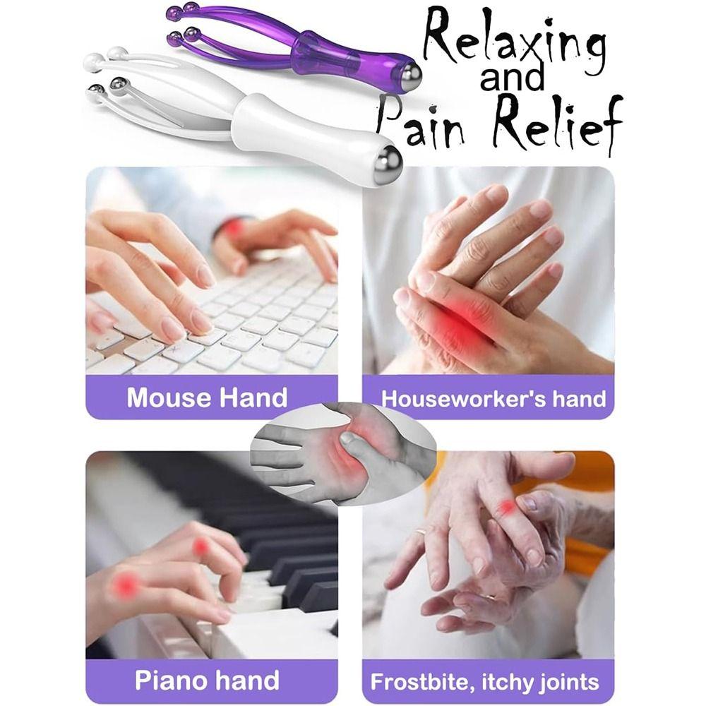 Comfortable Grip Finger Care Tools 360 Degree Hand Massage Roller Tool Finger Roller Massager  Men