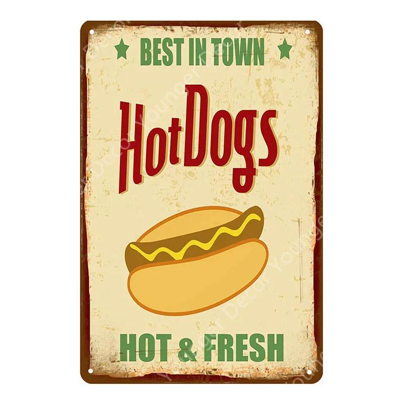 Wonder Bread Metal Signs Handmade Pies Vintage Poster Kitchen Decor Cafe Bar Shop Decorative Plate Food Cook Wall Sticker YI-154