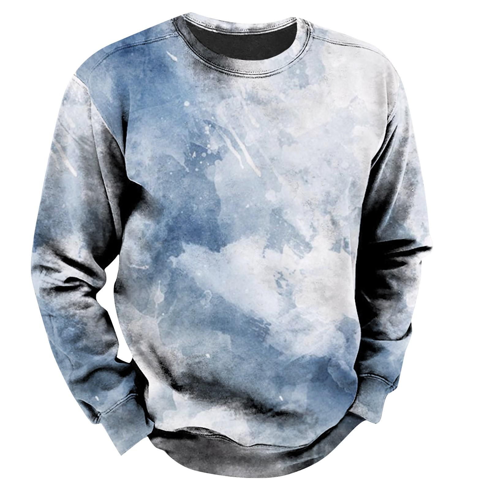 

Чоловічий світшот з етнічним принтом і довгими рукавами L