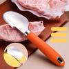 Non-Slip Stainless Steel Vegetable Peeler Cook Gadget - Ginger Grater Pomelo Peeler Fruit Planer for Garlic Carrots Onions