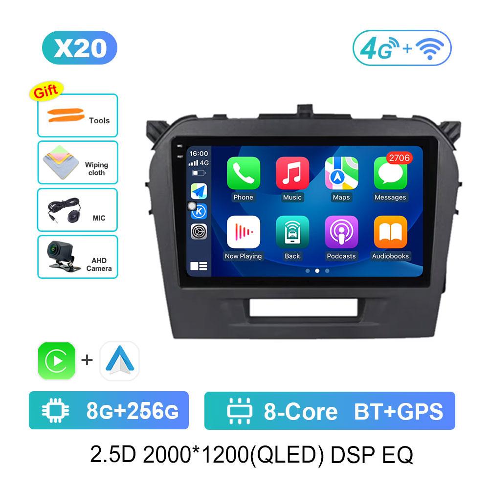 GPS Navigation WiFi 4G for Suzuki Vitara 2015 - 2019 Car Video Multimedia Player Touch Screen Android OS Bluetooth Head Unit
