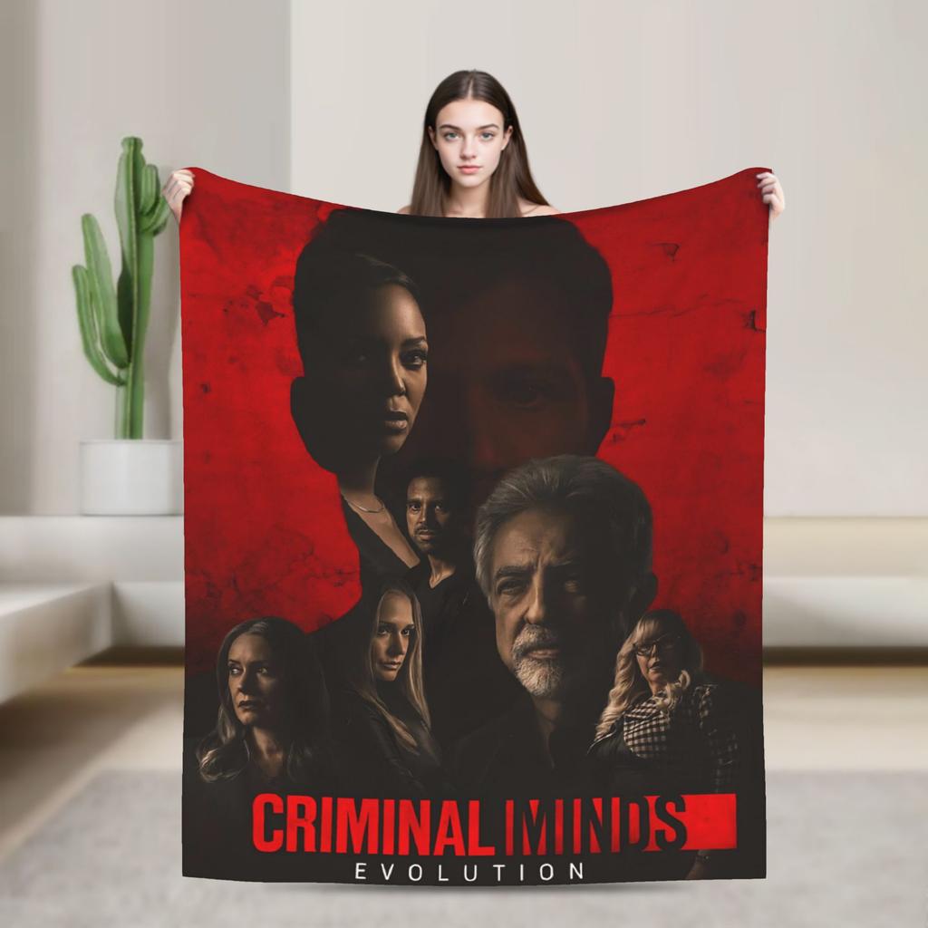 Soft Blanket Travel Criminal Minds Spencer Reid  Throw Blanket  Flannel Bedspread For Outdoor Graphic Sofa Bed Cover