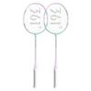 Lightweight Durable Badminton Rackets Set Adults Beginners - High Elasticity Carbon Alloy Frame G1 Grip 95-100g