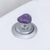Multiple Colors Heart Shaped Toilet Button Small and Cute Toilet Button Decoration  Bathroom