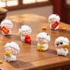 2027 Goat Year Miniature Ornaments Zodiac Cartoon Lucky Sheep Diy Car Decoration Office Desktop Decor Ornaments