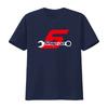 Unisexs Cotton Tshirt Snapon Print Automotive Tools Graphic Short Sleeve Casual Streetwear Black Gray White Tops For Daily Wear