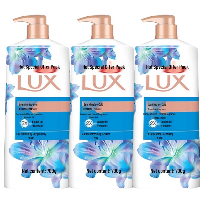 LUX Refreshing Shower Gel Triple Pack