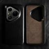 Capa de Celular de Couro Genuíno de Luxo para Huawei Pura 90 Pro Max 80 Ultra Mate 80 Pro Max 70 RS 30 40 50 60 Pro Capas Traseiras Bolsa