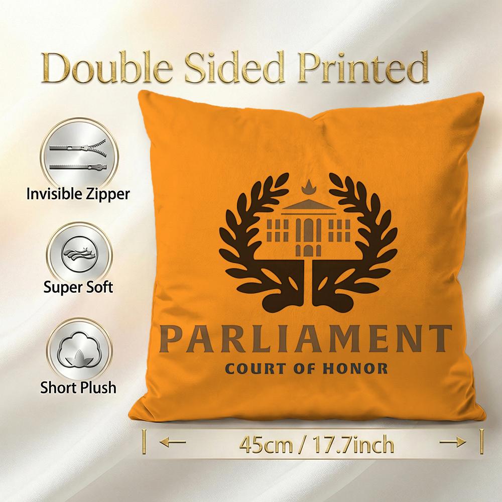 Classic Parliament Cushion Cover 1Pcs Decorative Covers Soft Cushion Case For Sofa Couch Decor 40X40 45X45 Pillowcases