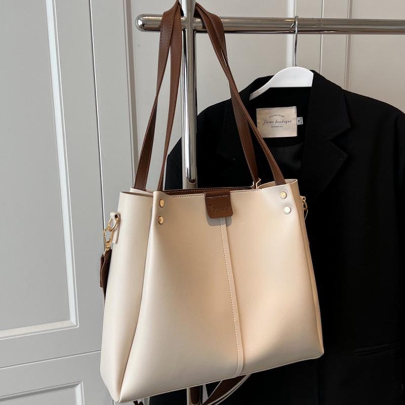 Geantă tote de modă de mare capacitate pentru femei 2025 - toamnă/iarnă cu bretele late și geantă de mână de umăr.