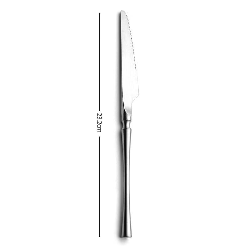 Abay Little Waist 304 Stainless Steel Table Knife Set