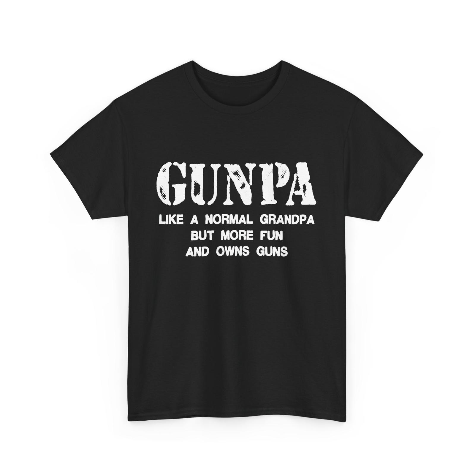 

Футболка Gunpa Как Обычный Дедушка, Но Веселее И Владеет Оружием Мужская Женская Футболка Топ S