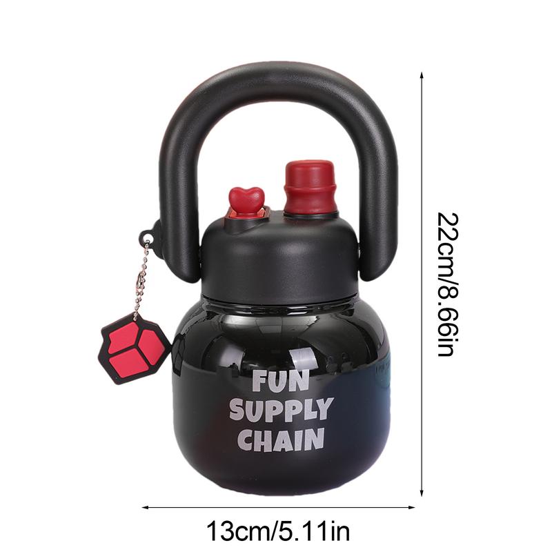 Big Belly Water Bottle Insulated Water Bottle Stainless Steel Cute Water Bottles With Handle Large Capacity Water Cup Portable