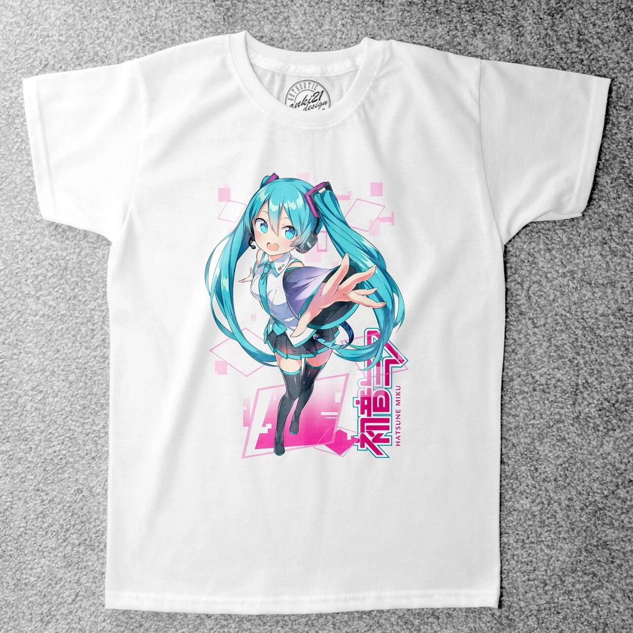 

Хатсуне Мику 002 Аниме/Манга Детские/Детские Взрослые футболки/футболки 110