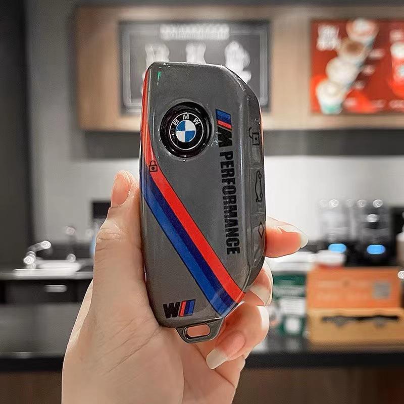 BMW X1/X3/X5/3 Series/iX3/325Li/530/320Li Key Case with Blade and Buckle for X2/X6