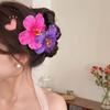 3 Peças Presilhas de Cabelo de Hibisco Estilo Havaiano Adorno de Cabeça com Flores Artificiais Adequado Para Férias na Praia Decorações de Festa