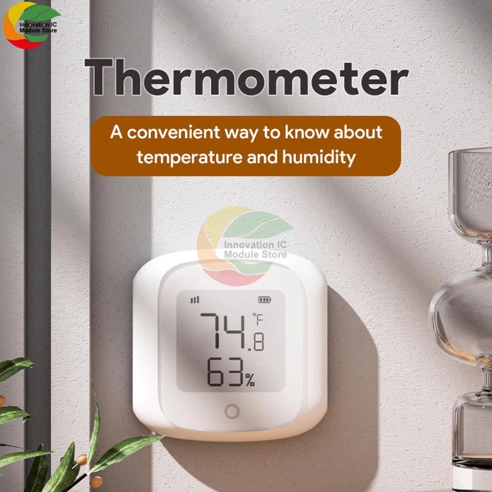 Tuya Smart WiFi/Zigbee Temperature and Humidity Sensor Remote Linked Indoor Hygrometer with Alexa Google Home Support