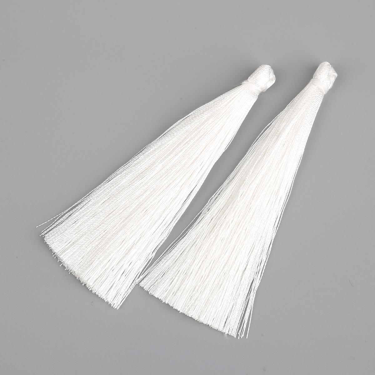 

2-10 шт. Кисточки из хлопчатобумажной ткани, кисточки для рукоделия, подвески для ювелирных изделий, браслетов, брелоков, бахрома, отделка, кисточки для рукоделия, швейные аксессуары 90mm 5pcs